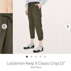 Lululemon Keep it Classic crop